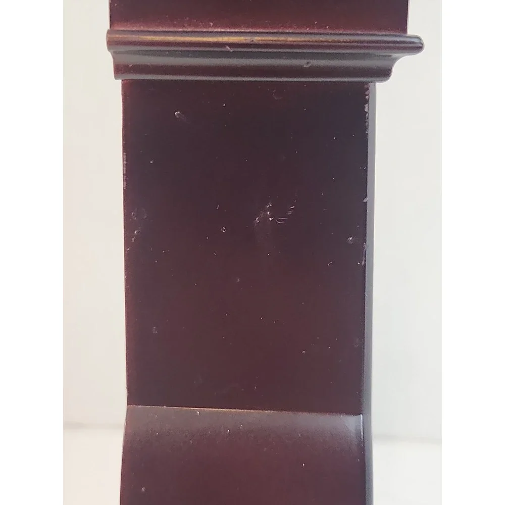 Vintage 1980s Chester Quartz Mini Grandfather Clock Works Plastic No Pendulum